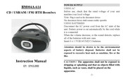 Akai BM004A-614 Instruction Manual