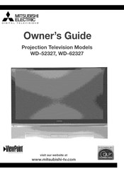 Mitsubishi Electric WD-62327 Owner's Manual