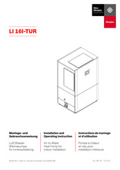 Glen Dimplex LI 16I-TUR Installation And Operating Instruction