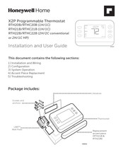 Honeywell Home resideo RTH20B Installation And User Manual