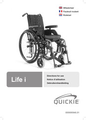 Quickie Life i Directions For Use Manual