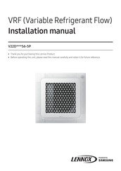 Samsung LENNOX V22D S6-5P Series Installation Manual