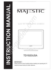 Majestic TD1920USA Instruction Manual