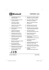 EINHELL FORTEXXA 18/35 Original Operating Instructions
