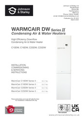 Johnson & Starley WARMCAIR DW II C10DW Installation, Commissioning & Servicing Instructions