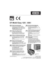 CEMO DT-Mobil Easy 600 Operating Instructions Manual