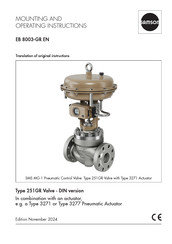 Samson 3271 Mounting And Operating Instruction