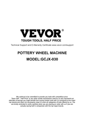 VEVOR GCJX-030 Original Instruction