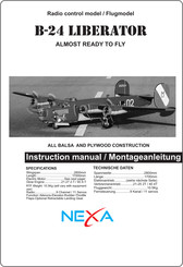 Nexa B-24 LIBERATOR Instruction Manual
