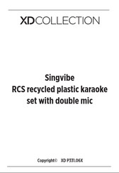 XD COLLECTION Singvibe Manual