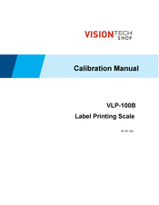 Vision Tech Shop VLP-100B Calibration Manual