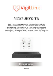 VigilLink VLWP-3HVG-TR User Manual