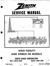 Zenith Radio Corporation Y504P Service Manual