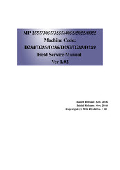Ricoh MP 2555 Field Service Manual