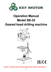 KEF SB-32 Operation Manual