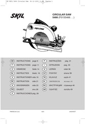Skil 5466 Instructions Manual