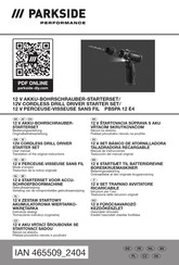 Parkside Performance 465509 2404 User Manual