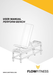Flow Fitness PERFORM BENCH User Manual
