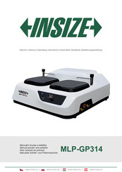 insize MLP-GP314 Operating Instructions Manual
