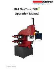PennEngineering Haeger 824 OneTouch5He Operation Manual