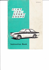 Fiat 124 Sport Coupe 1967 Instruction Manual