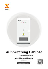 SolaX Power X3-PCAB-750kW-B Installation Manual