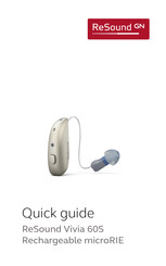 Resound Vivia 60S Quick Manual