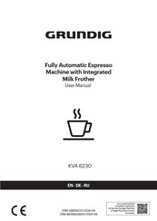 Grundig Delisia Coffee DC6000 Series User Manual