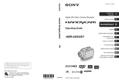 Sony Handycam HDR-UX7 Operating Manual