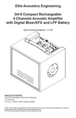 Elite Acoustics Engineering D4-8 Quick Manual Handbook
