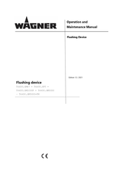 WAGNER T6600.GMSP5 Operation And Maintenance Manual