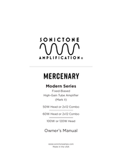 SONICTONE AMPLIFICATION Modern MERCENARY Owner's Manual