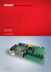 Beckhoff CB1076 Operating Manual