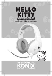 Konix HELLO KITTY Gaming headset User Manual