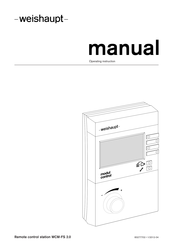 Weishaupt WCM-FS 2.0 Operating	 Instruction