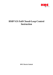 HNC Electric HSD7 Series Instructions Manual