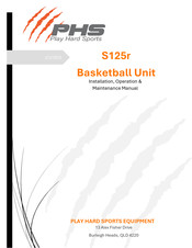 PHS S125r Installation, Operation & Maintenance Manual