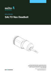 Salto Neo N B3 1 Series Installation Manual