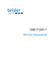 Dürkopp Adler Beisler 1281-7 Service Instructions Manual
