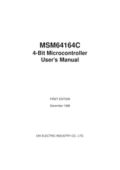 Oki MSM64164C User Manual