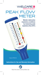 Welcare Breatheasy WPFM100 Instructions For Use Manual