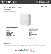 Herschel iQ R3 Installation Instructions Manual