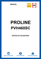 Proline PVH460SC Manual