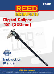 Reed Instruments R7412 Instruction Manual