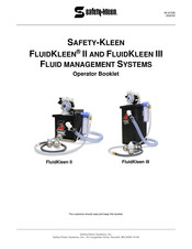 safety-kleen FLUIDKLEEN II Operator's Manual