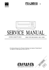 Aiwa FX-LM918 Service Manual