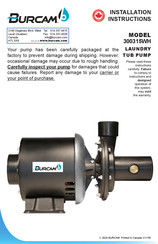 Burcam 300315WH Installation Instructions Manual