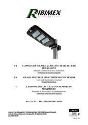 Ribimex PRLUMSOLMP1400 User And Maintenance Manual