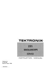 Tektronix 221 Service Manual