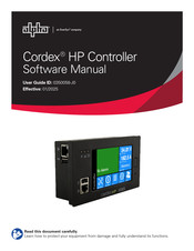 EnerSys Alpha Cordex CXCi HP Software Manual